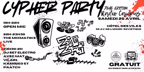 Cypher Party #7 \u00e0 l'H\u00f4tel des Vil.e.s