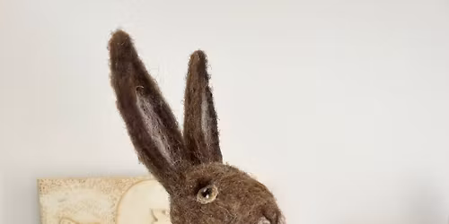 Needle felted hare workshop