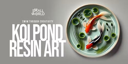 Koi Pond Resin Art