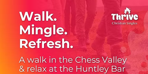Saturday Walk. Mingle. Refresh