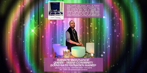 RAINBOW RESONANCE: QUEER + TRANS COMMUNITY SOUND BATH *DONATION-BASED* @ Lighthouse Community Yoga