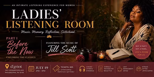 Ladies Listening Room: The Music of Jill Scott, Part 1