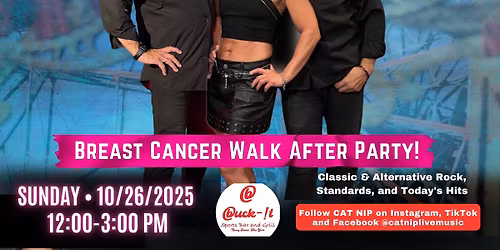 Maklng Strides Cancer Walk After Party with CAT NIP at Buck-It Bar & Grill in Coney Island