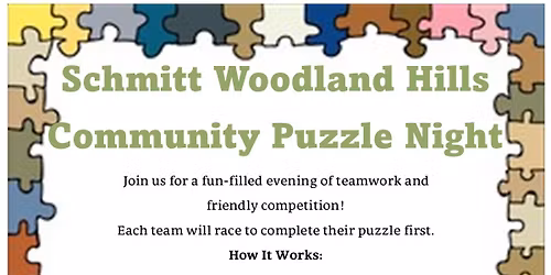 Schmitt Woodland Hills Community Puzzle Night 