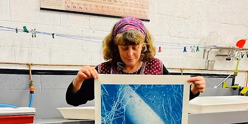 Cyanotypes \u2018Live\u2019 and workshop with Kate Bellis