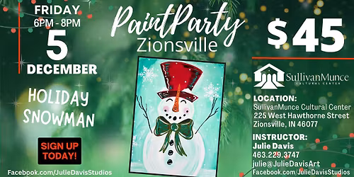Paint Party at SullivanMunce -  SNOWMAN
