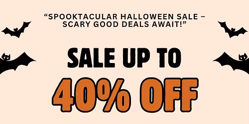 Halloween Sale! One Night of Spooky Good Deals!