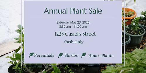 Annual Plant Sale 