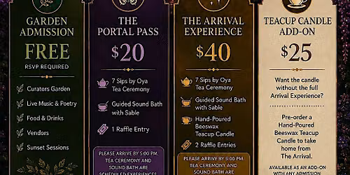 THE ARRIVAL: An Elevated Garden Party