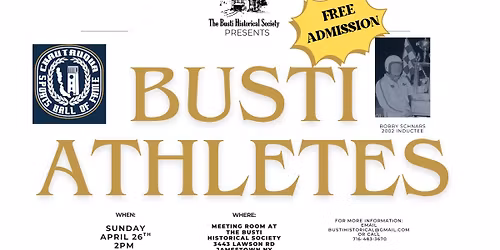 Busti Athletes April Lecture