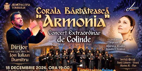 Corala barbateasca "ARMONIA" - Concert de colinde