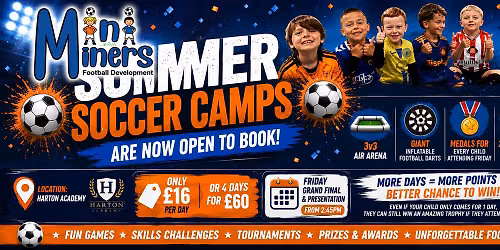 Mini Miners Soccer Camp, 