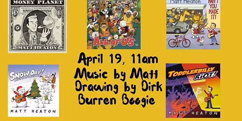 Matt Heaton\u2019s Burren Boogie: Family Music Sundays Plus Drawing By Dirk
