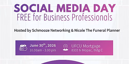 SOCIAL MEDIA DAY - Complimentary Classes