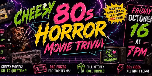 Cheesy 80s Horror Movie Trivia
