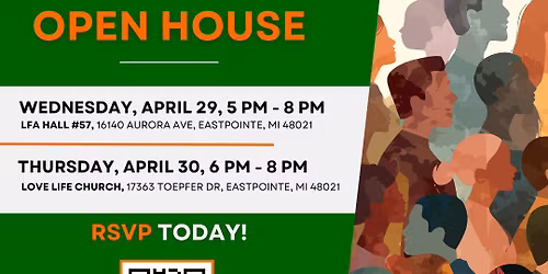 Community Open House - City Master Plan Planning Sessions