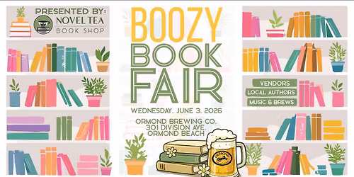 Boozy Book Fair with Novel Tea Book Shop
