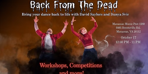 BACK FROM THE DEAD- Country Swing Workshops and Competitions