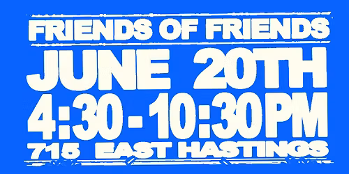 Friends of Friends Day Party