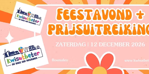 Feestavond (+ prijsuitreiking) Kwisutbeter 2026