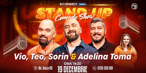Vio, Teo, Sorin P\u00e2rc\u0103lab - Adelina Toma | Stand Up Comedy @Club99