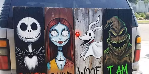 Adult Nightmare Porch Leaner Paint & Sip Friday Oct 16th 6pm-9pm