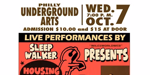 Wiles Martyr w\/ Mark Ryan + Rieko Saffiya + Housing at Underground Arts