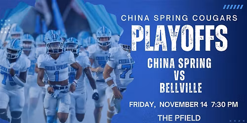 PLAYOFFS | China Spring vs Bellville