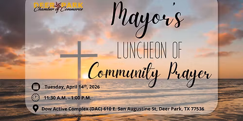 Mayor's Luncheon of Community Prayer