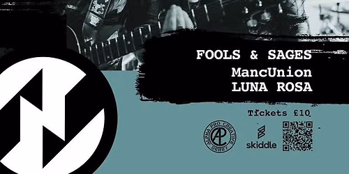 Fools & Sages, MancUnion & Luna Rosa at The Vic Inn