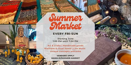Summer Market - Reykjav\u00edk \u2600\ufe0f Mama & White Lotus