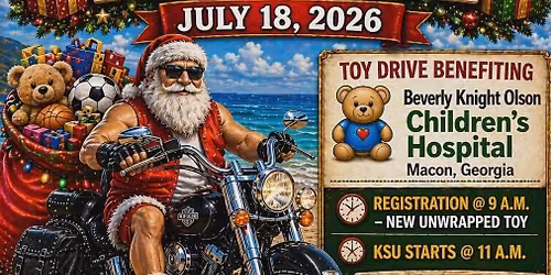 Red Knights Christmas in July Motorcycle Ride