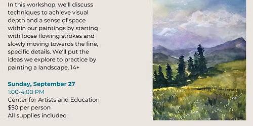 CLASS: Watercolor Workshop: Creating the Illusion of Depth