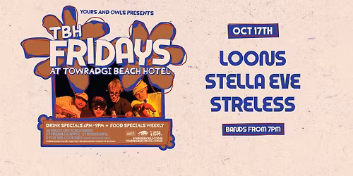 TBH FRIDAYS W\/ LOONS \/\/ STELLA EVE \/\/ STRELESS