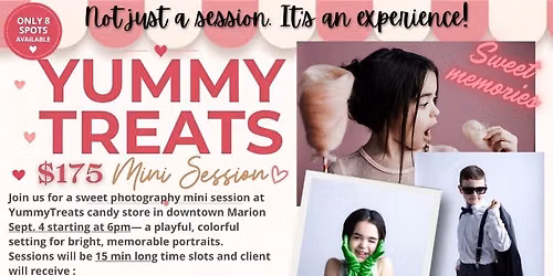 Candy Store Mini Photo Sessions (school-aged kids)