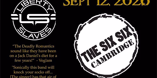 The Deadly Romantics - It's Gettin' Harder UK 2026 - Cambridge