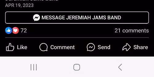 Jeremiah Jams live