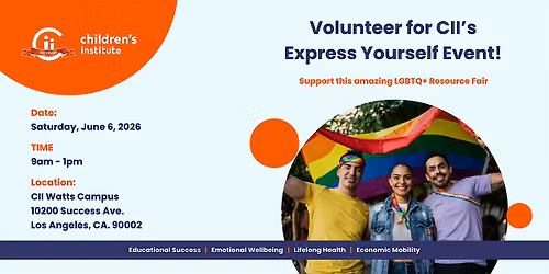 Volunteer for CII's Express Yourself Event