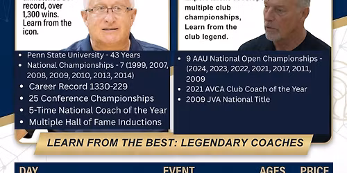 Legends Volleyball Camp