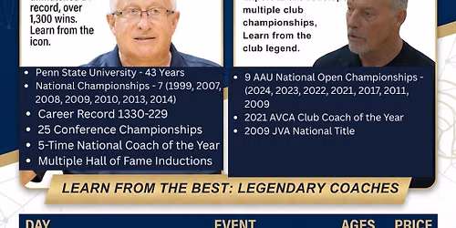 Legends Volleyball Camp