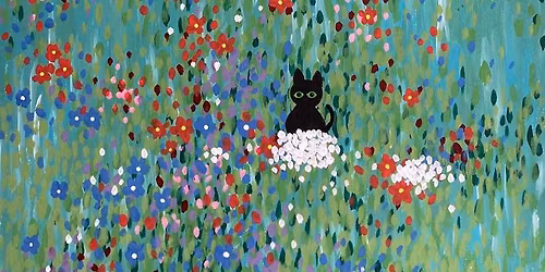 Paint and Sip: Klimt's Cat