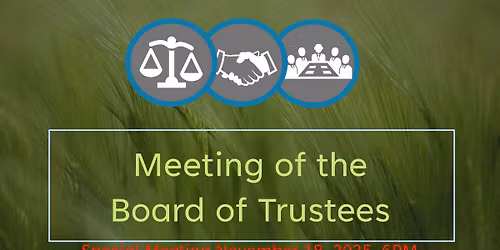 Special Board Meeting