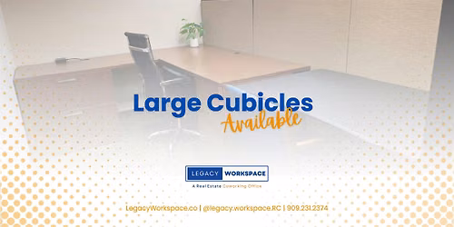 Large Cubicles Available