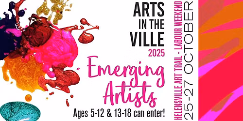 ARTS in the VILLE - Emerging Artists Competition for 5-12 & 13-18 ages