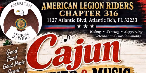 Chapter 316 Cajun Dinner & Music | Post 316 | Atlantic Beach, Florida