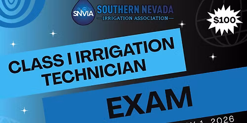 EXAM: Irrigation Technician