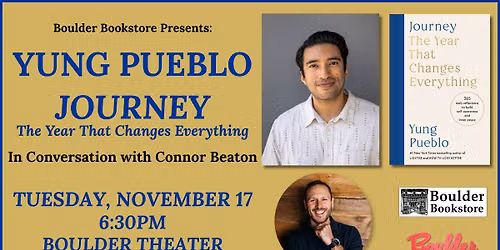 Boulder Bookstore Presents: Yung Pueblo | Boulder Theater