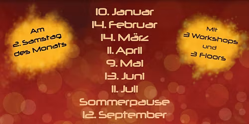 Fiesta Pasi\u00f3n - 3 Workshops & 3 Floors