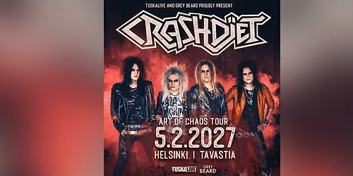 TuskaLive: CRASHD\u00cfET (SWE), 5.2.2027, Tavastia, Helsinki