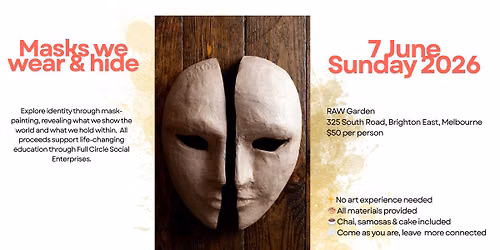 June Fundraiser | Layers of Being Masks: The Faces We Show and Hide
